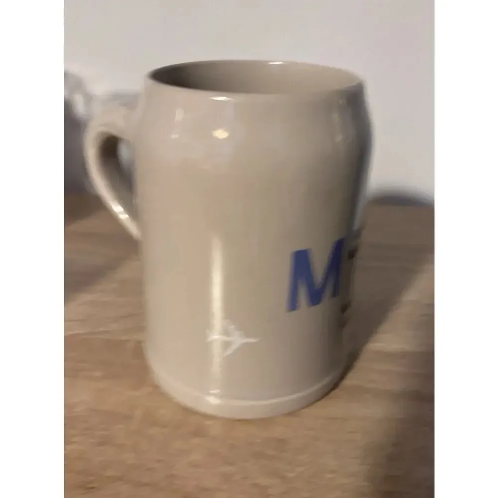 Vintage German Beer Stein Stoneware Munich Airport Beer Stein GERMANY